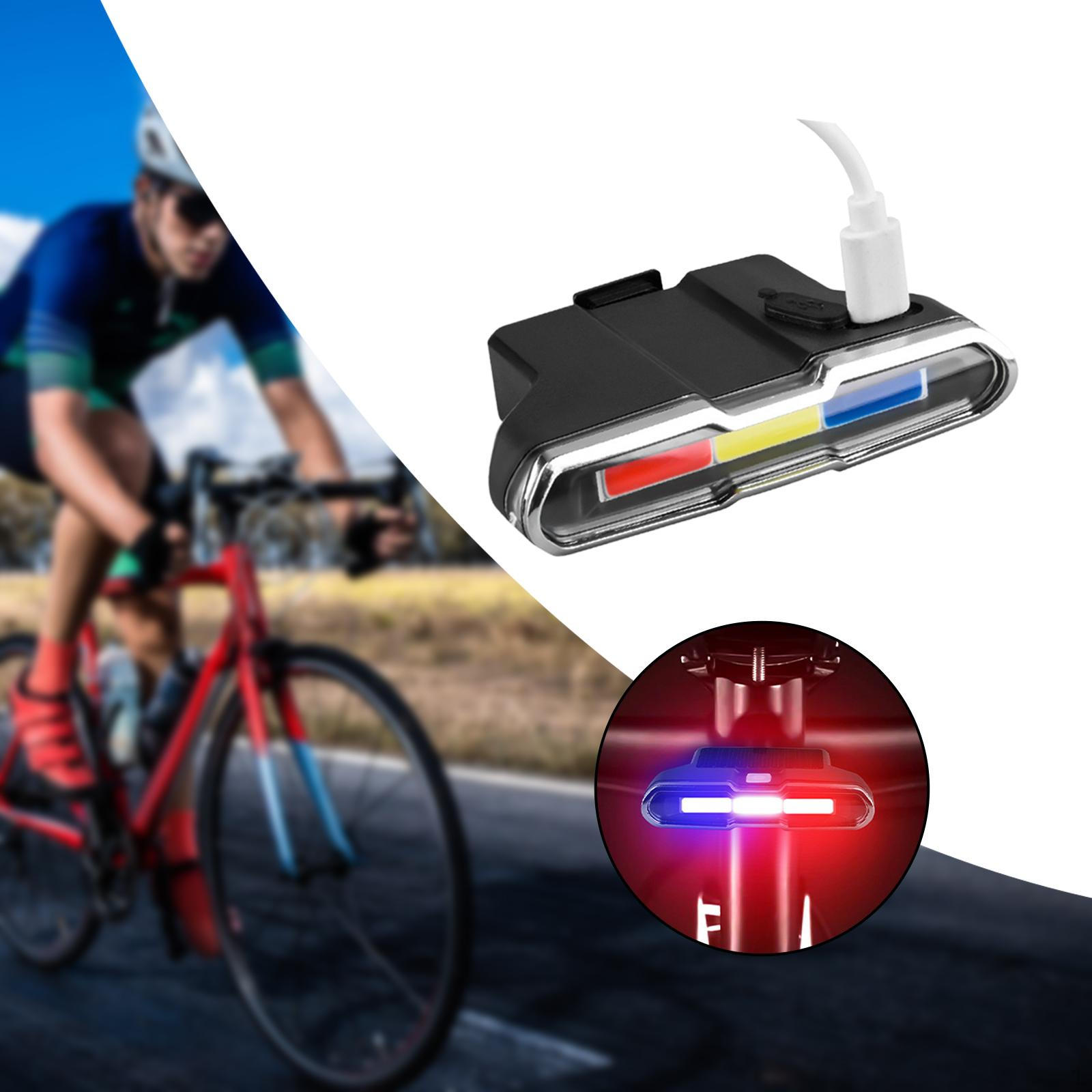 

Задний фонарь для велосипеда. Велосипедная лампа. 7 режимов. Предупреждение.