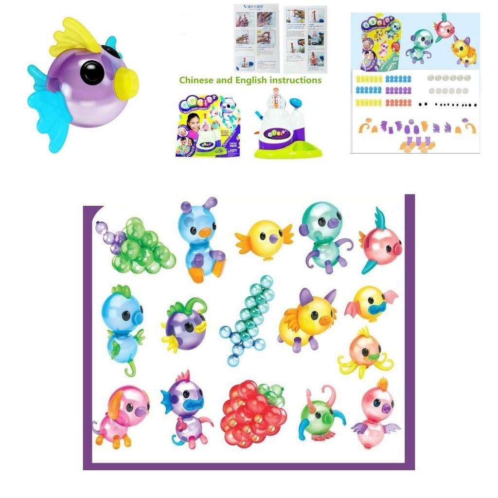 Oonies Refill Pack Sticky Ball Bubble Inflator Kids Diy Educational Toy