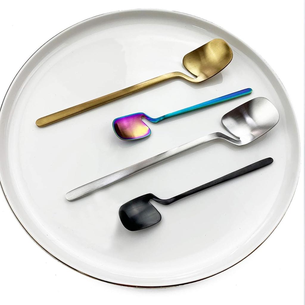 Silverware Set Satin Finish 24-Piece Stainless Steel Flatware Set Kitchen Utensil Set Service for 6 Dishwasher Safe