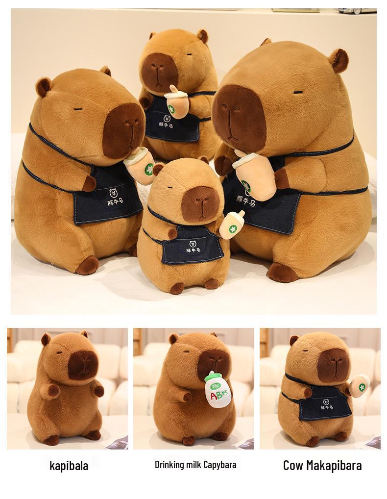 Capybara Milk Plush Doll - Children's Pillow & Birthday Gift
