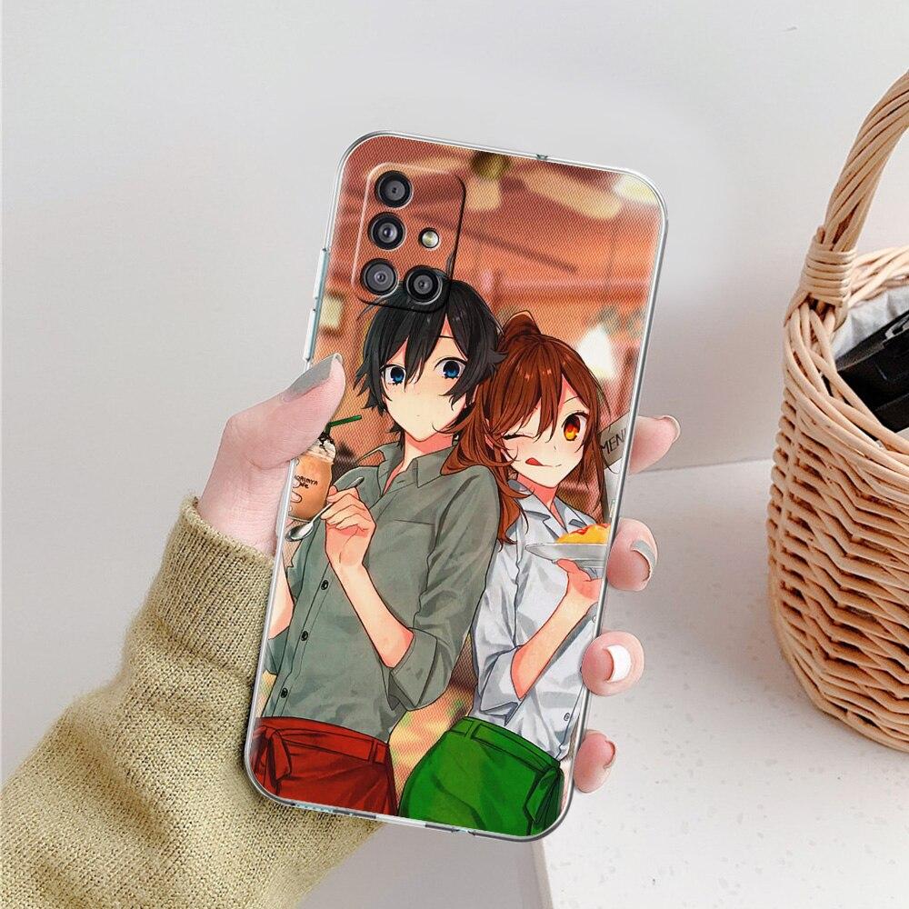 

Чехол для телефона Horimiya Miyamura Izumi Anime для Samsung Galaxy A51 A71 A21S A12 A11 A31 A41 A52 A32 5G A72 A01, силиконовый прозрачный чехол Samsung A50