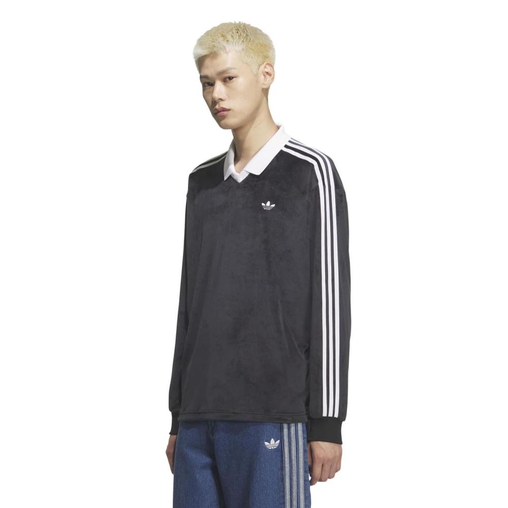 

Adidas U veloUr Polo Ls Sk Kq5485 Black XL