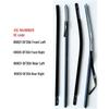 Water Deflector Seal Trim for 2015-2020 Nissan Qashqai Doors & Windows