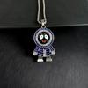 Trendy Snowman Rhinestone Necklace Pendant for Kids and Adults