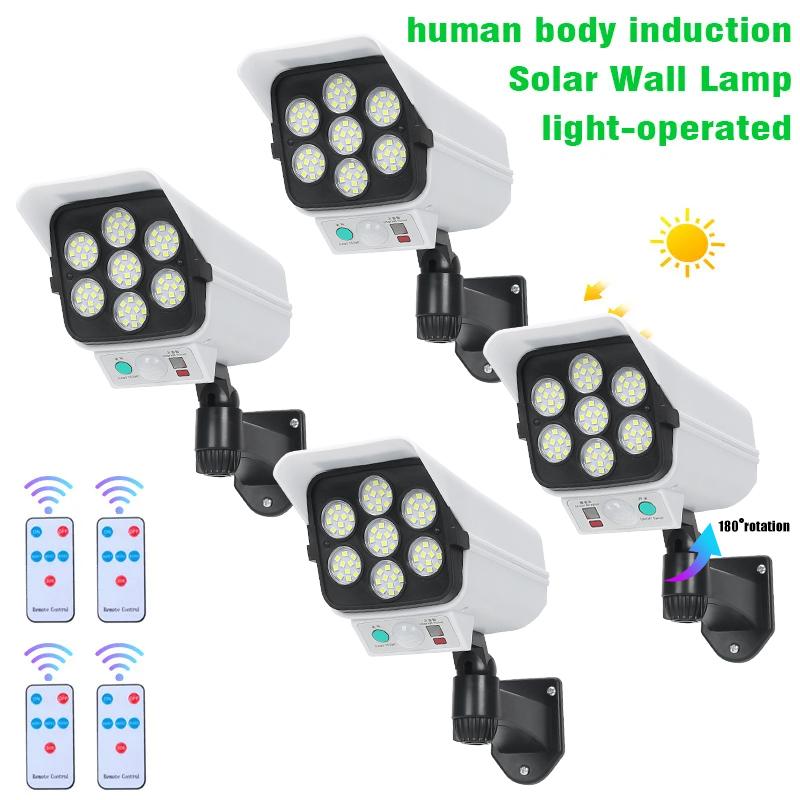 77 Leds Solar Light LED Outdoor Solar Light Motion Sensor Solar Night Lamp Security Dummy Camera Lamp IP65 Waterproof Light