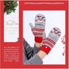 Crochet Flip Top Gloves Winter Women Warm Half Finger Gloves Thick Keep Warm Fingerless Gloves Christmas Knitted Gloves Soft