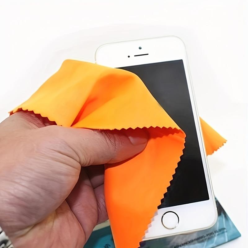 10pcs Reusable Microfiber Cleaning Cloths – Thick & Soft,for Glasses, Camera Lenses & Smartphone Screens, Non-Scratch