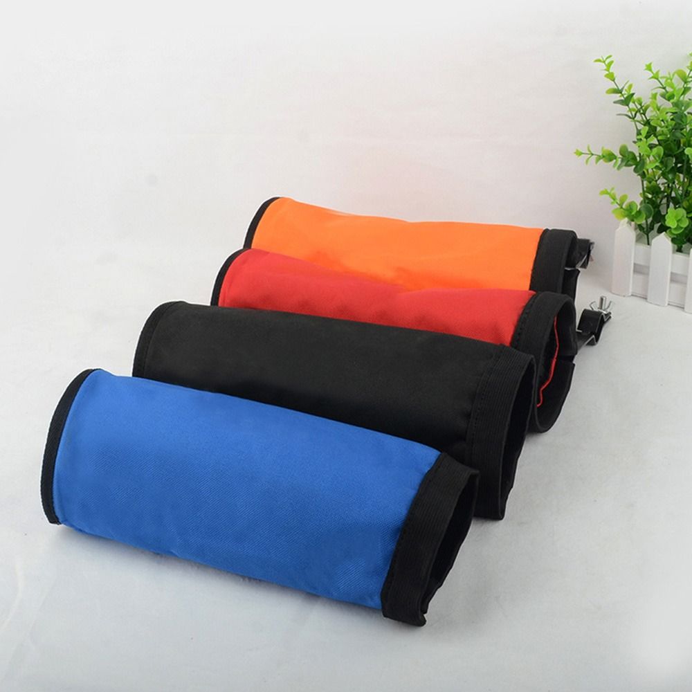 Oxford-Gewebe Schwarz Zylindrischer Drumstick-Halter Robustes Schlagzeugzubehör Drumstick-Tasche Etui