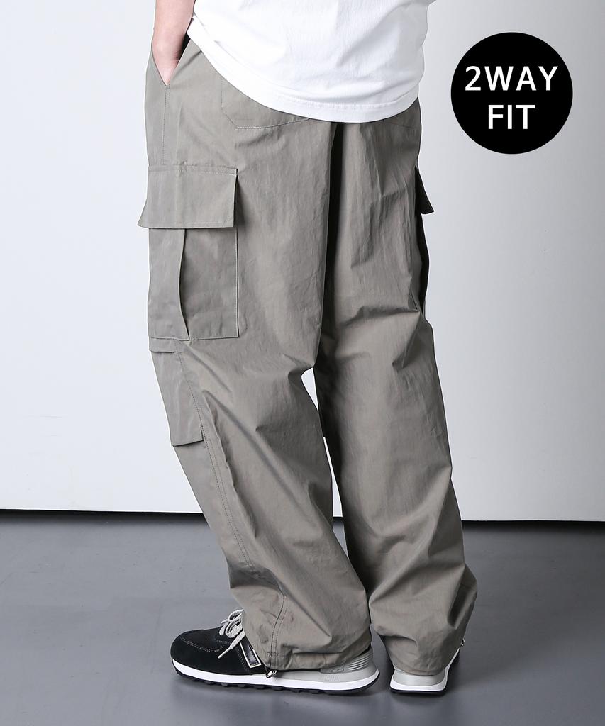 KND M-65 Nylon Field Cargo 2-Way Pants Grey