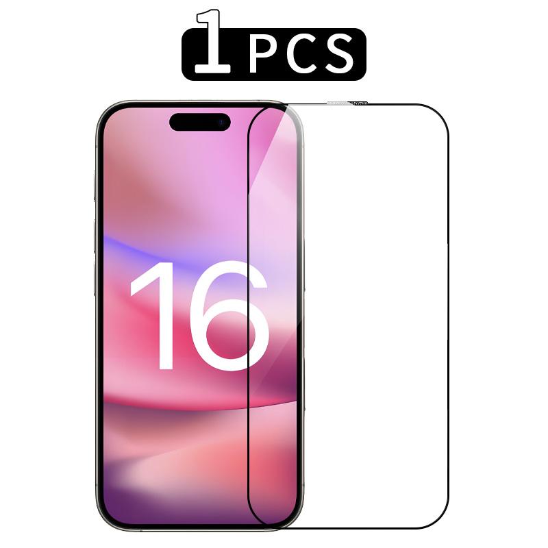 

RURIHAI Захисне скло для екрана iPhone 16 Pro Max Вторинне загартування Високоалюмосилікатне скло Type A