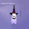 1/2/3pcs - Halloween Decorations - Hanging Lighted Ghost Witch Hat Decorations ,Outdoor Yard Tree Garden Party Decorations