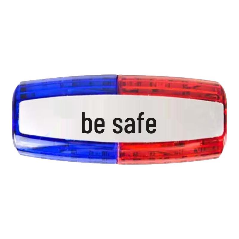 Aonuoda Rechargeable LED Red Blue Shoulder Signal Light