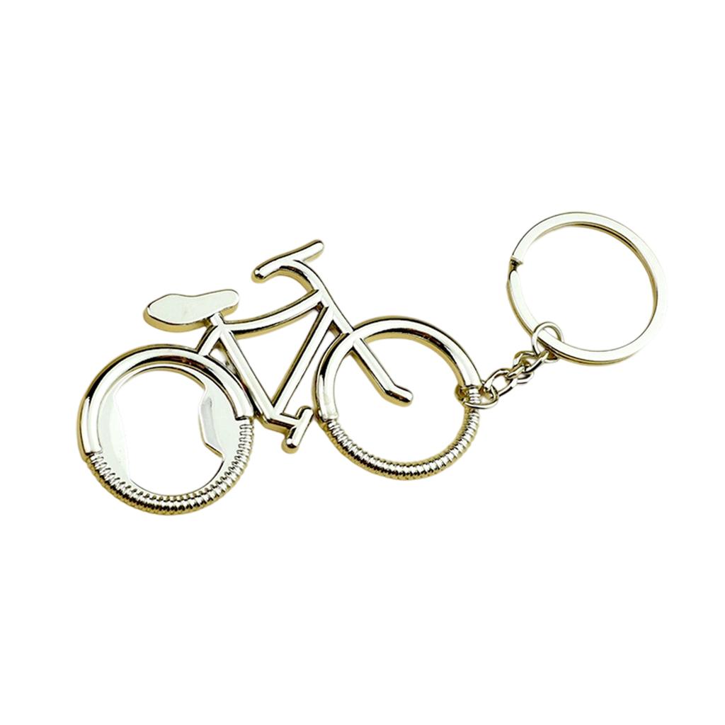 Creative Bike Keychain Bottle Opener Alloy Gift Bag Backpack Hanging Decoration For Men Cycling Enthusiasts