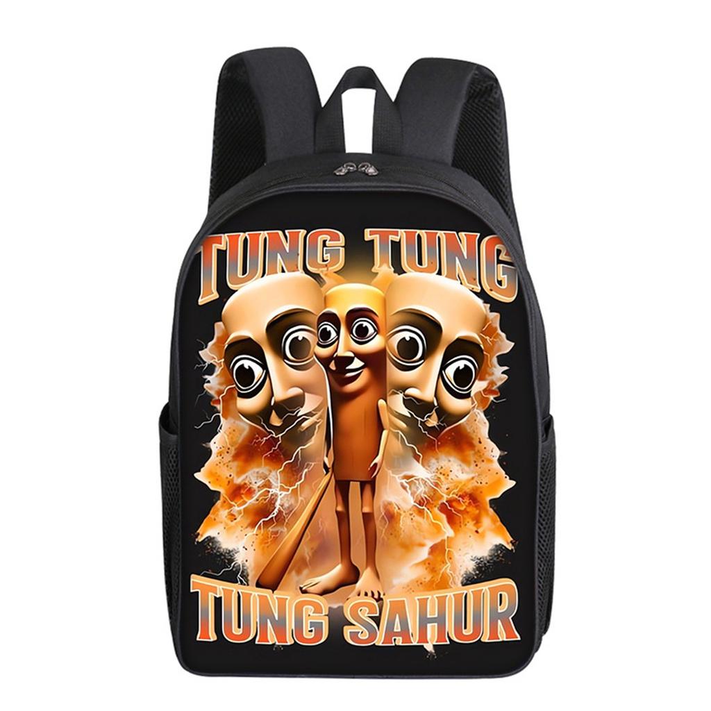 Cartoon Printing Casual Shoulder Bag Junior High School Students Large Capacity Backpacks