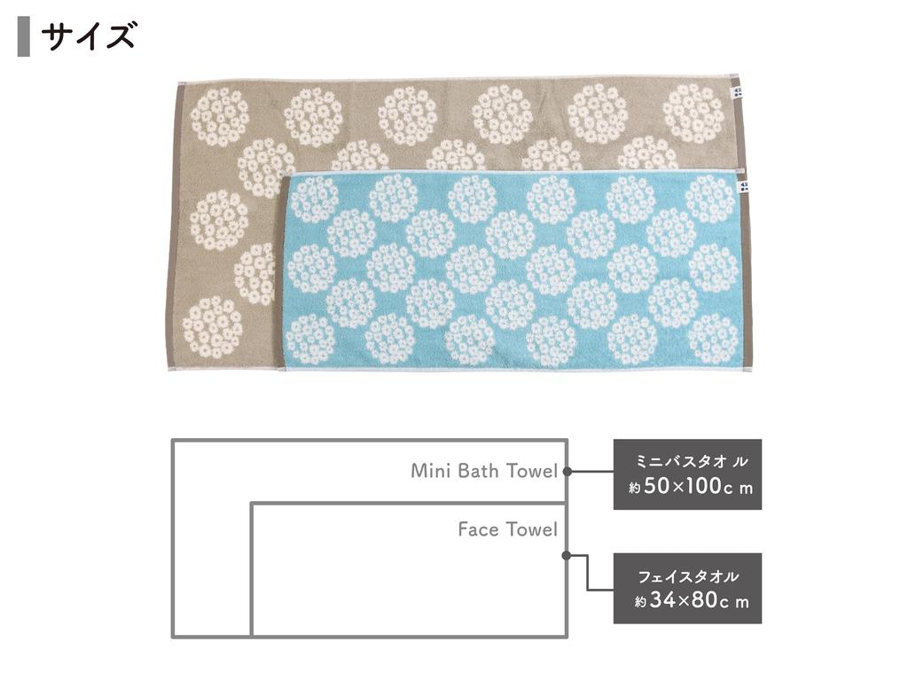 Kosugizen Onnela Pieni Mini Bath Yippee 50 X 100 (Onnelapieni) Towel, Yellow, Cm, Reversible, Compact, AMON-5603-1YE