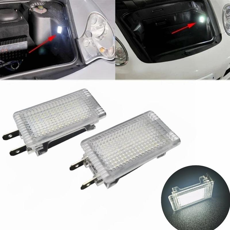 CANbus Error Free For 964 986 987 996 993 997 GT Cayenne Carrera Boxster White Led Trunk Luggage Compartment Lights