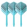 CUESOUL Integrated Flight AK5 Standard Shape Blue Base Black White Pattern 3 Set CSAK-55X-3