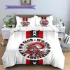 AFC Ajax Pattern Bedding Quilt Set  Home Decoration  Gift (1 * Duvet Cover + 2 * Pillowcase  Without Core)