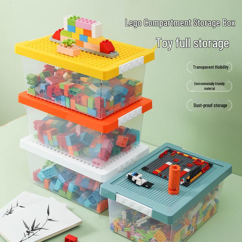 Children's Magnetic Tile Storage Box for Building Blocks & Programming Schools