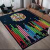 Mario Home Sofa Decoration for Living Room & Bedroom, Non‑Slip Play Flannel Floor Mat for Game Room