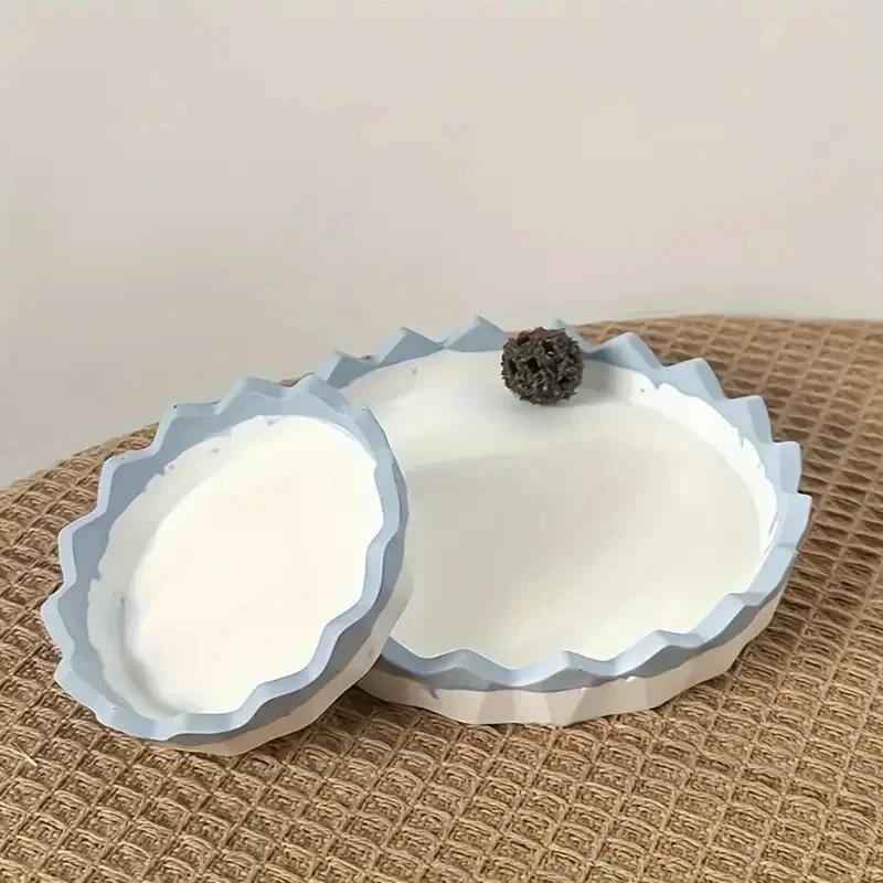 2026New Silicone Jewelry Tray Resin Molds round Shaped Dish Molds for Epoxy Resin Casting Jewelry Crafting Accessories