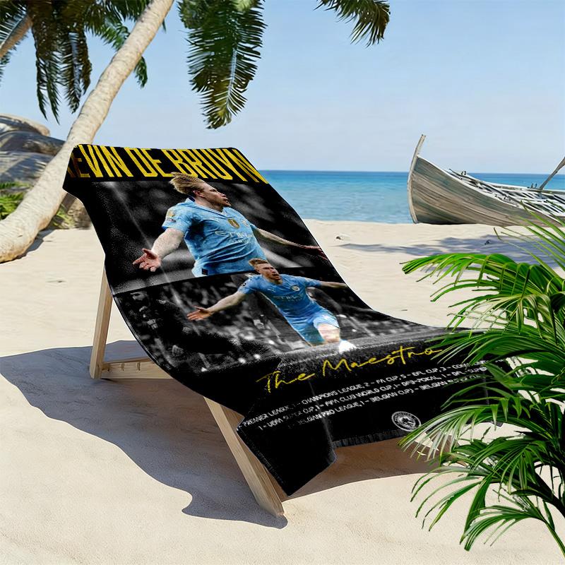 The Brain Kevin De Bruyne Beach Towel Portable For Travel Outdoor Camping Seaside Quickdrying Swim Towel Swim Travel And Vacation Towels Beach