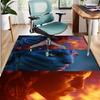 Alfombra con Patrón de Avatar, Felpudo para Interior/Exterior, para Picnic, Sala de Juegos, Dormitorio, Oficina, Sala de Estar, Alfombra Decorativa para el Hogar, Regalo de Cumpleaños