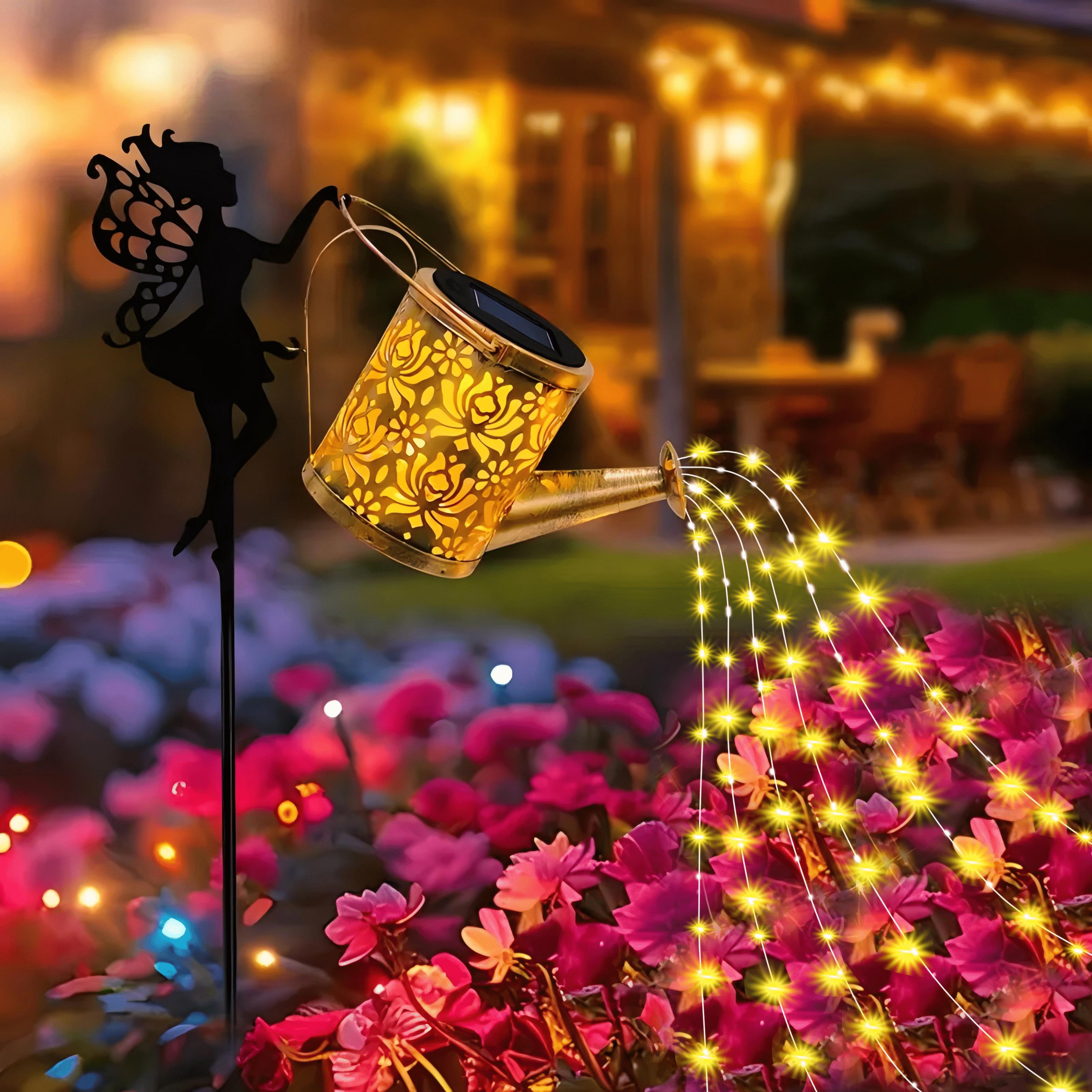 

Solar Angel Kettle, waterfall lamp, garden ornament, perfect choice for garden decoration