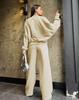2025 Women's Solid Color Zip Cardigan Sweatshirt - Casual Spring Fashion