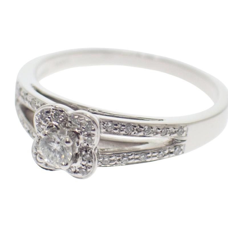 MAUBOUSSIN  #13(JP Size) ring K18 white gold Women