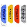 4PCS Car Door Reflective Warning Stickers: Increase Visibility & Safety with Easy-to-Apply Decals