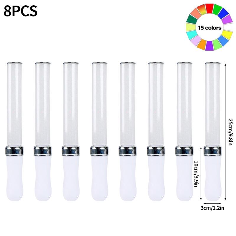 1/2/3/6/8/10pcs Glow Sticks 15Color Lightstick Kpop Idol Concerts Wedding Decoration Birthday Party Supplies Glow in the dark