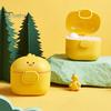 Milk Powder Box Formula Dispenser with Scoop Food Grade No Odor Cute Duckling Shape Formula Storage Container Baby Milk Powder Snacks Nuts Box