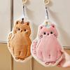 Japanese Style Lucky Cat Wall Mounted Convenient Hand Towel Cute Cartoon Children'S Hand Towel  Thickened Absorbent Towel