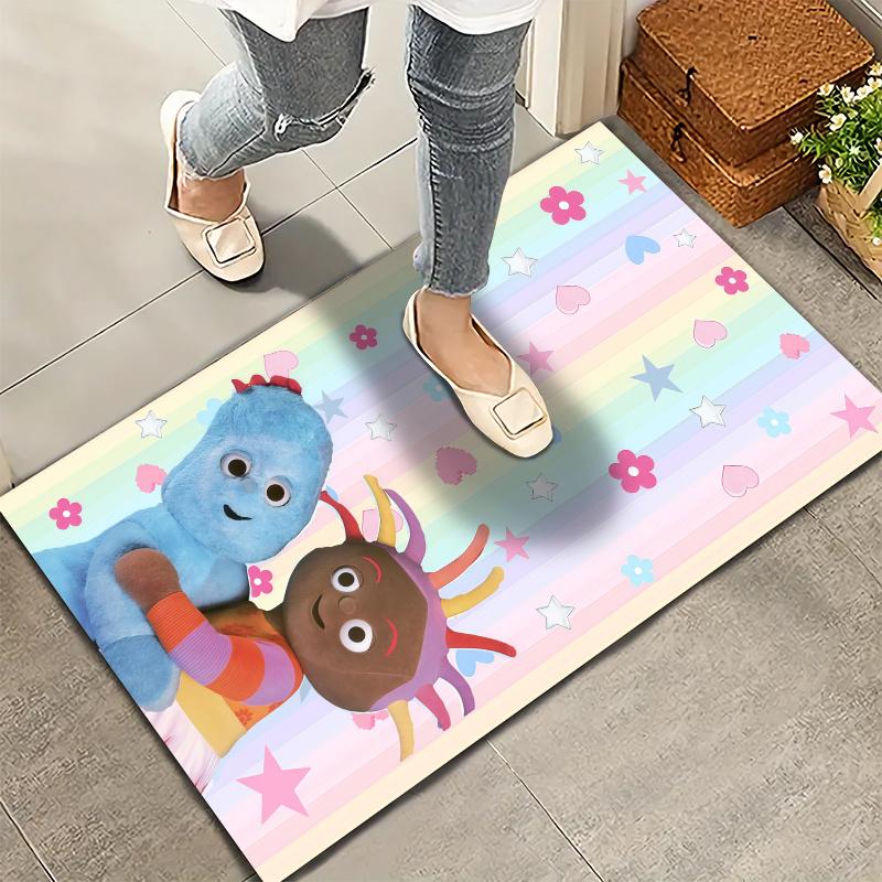 Night Garden Carpet Rug for Living Room Bedroom Home Sofa Decoration,Kids play Nonslip Floor Mat