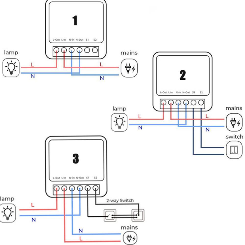 Mini Doodle Smart WiFi Hidden On/Off Voice & App Control Switch