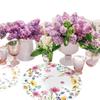 Dragonfly Wildflower Disposable Table Mats for Spring Weddings & Parties