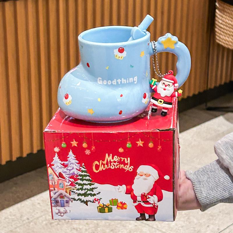 

Elegant Ceramic Christmas Stocking Mug - Perfect Gift for Girlfriend s Birthday or Holiday Souvenir