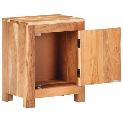 Nightstand 40 X 30 X 50 Cm Solid Acacia Wood