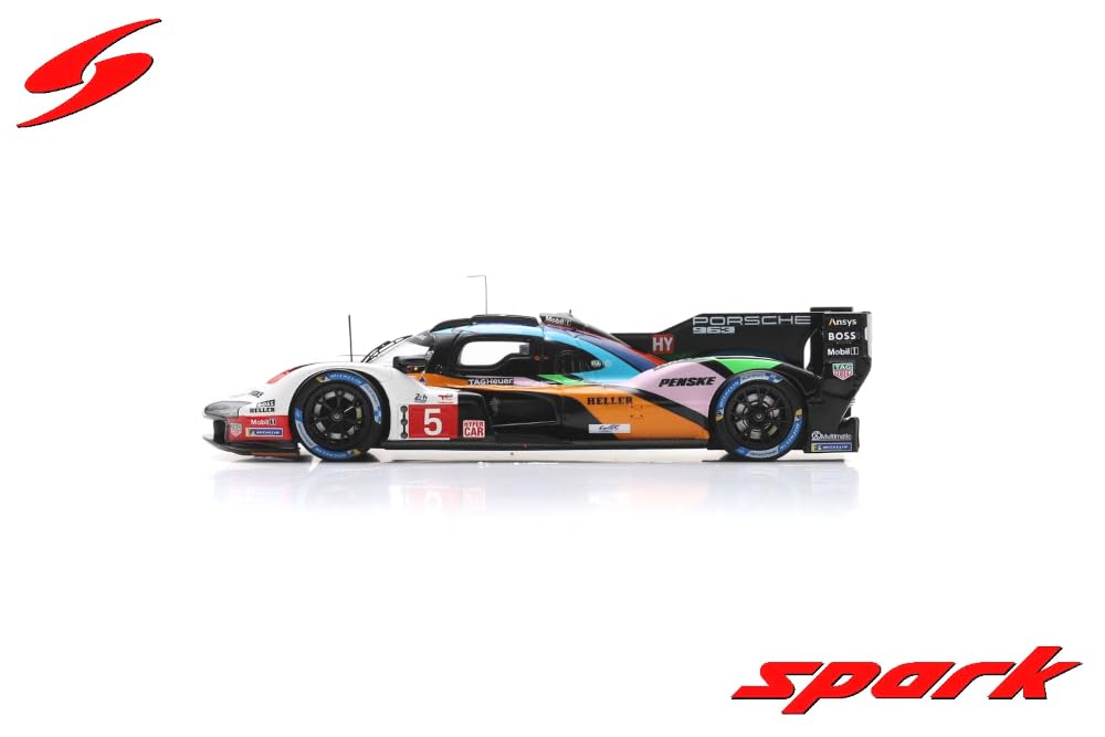 Spark Porsche 963 Penske Motorsports 2023 Le Mans 24 Hours Makowiecki Completed Product 1/43 #5 D. Cameron/M. Christensen/F.