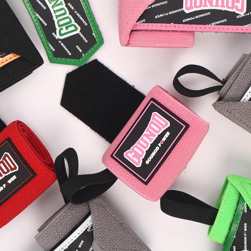 1 Pair/2 Pair GOUNOD WristBand Wrist Support Brace Strap Extra Strength Weightlifting Wrist Wrap Bandage Fitness Gym Training 1