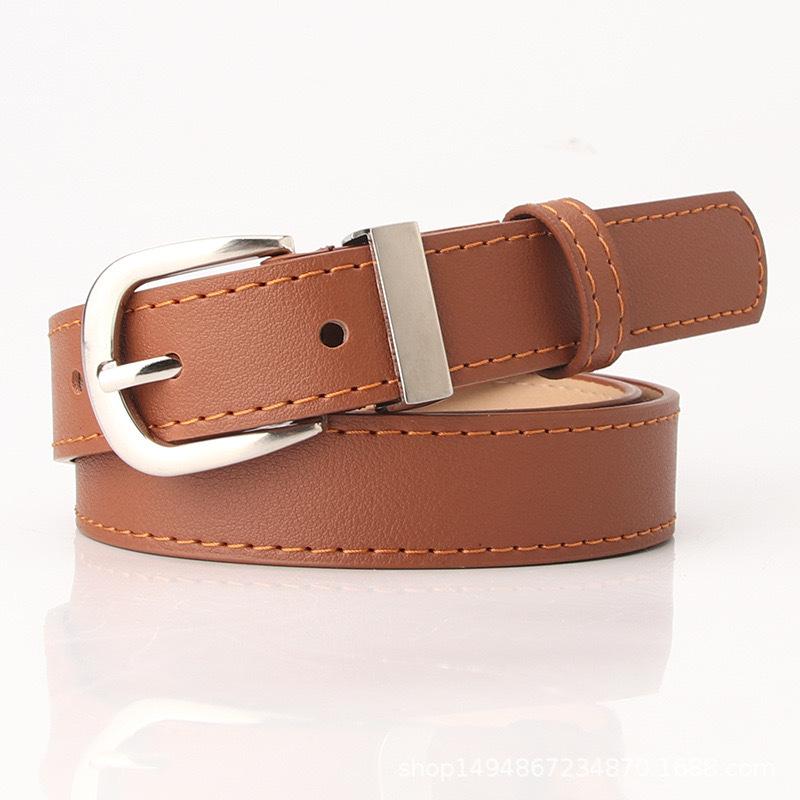 Versatile Ins Trendy Fashion Personalized Decoration Wide Thin Belt for Women Summer New Retro Belt for Women
