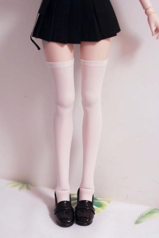 

HAMRETHYPPZ 14 16 13 BJD Ball-Jointed Doll Dress Doll Costume Maid Outfit Ball-Jointed Doll Dress-Up Cute Japanese White Knee-High Stockings Women s