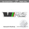 Compatible avec Volkswagen Skoda Octavia/Fabia RS: Logo VRS de calandre/aile/métal arrière et autocollant de carrosserie