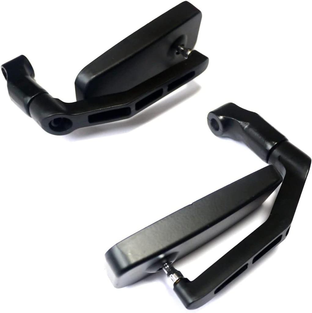 Motorcycle Mirror 8mm10mm General Purpose Square Design Left and Right Set | Motorcycle Rearview Mirror Adjustable Sports/touring Compatible