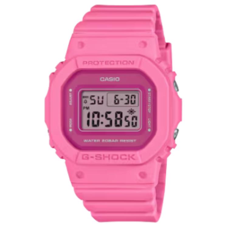 CASIO 5600 200m Waterproof Quartz Movement Resin Strap Watch Women s Watch Gray Dial GMD-S5610PP-4JF Gray Dial