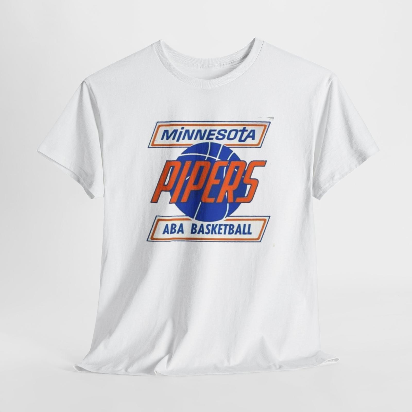 Minnesota Pipers 1969 Vintage Basketball T-Shirt Mens Womens Tees Top Tee, ABA Team Shirt, Sports Fan L