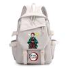 Sac à dos imprimé Demon Slayer pour adolescent étudiant Rentrée scolaire Sac à livres Femme Grande capacité Imperméable Sac de voyage