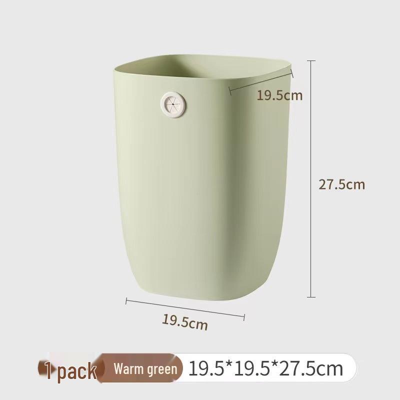 Nordic Large-Capacity Lidless Trash Can for Home - Ideal for Living Room, Kitchen, Bedroom, Bathroom