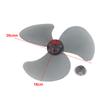 16Inch 3 Leaves Plastic Fan Blade With Nut Coverfor Standing Pedestal Floor Table Fanner Electric Fan Accessories